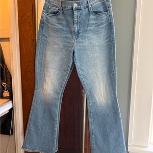 MOTHER Blue Flare & Wide Leg Jeans
